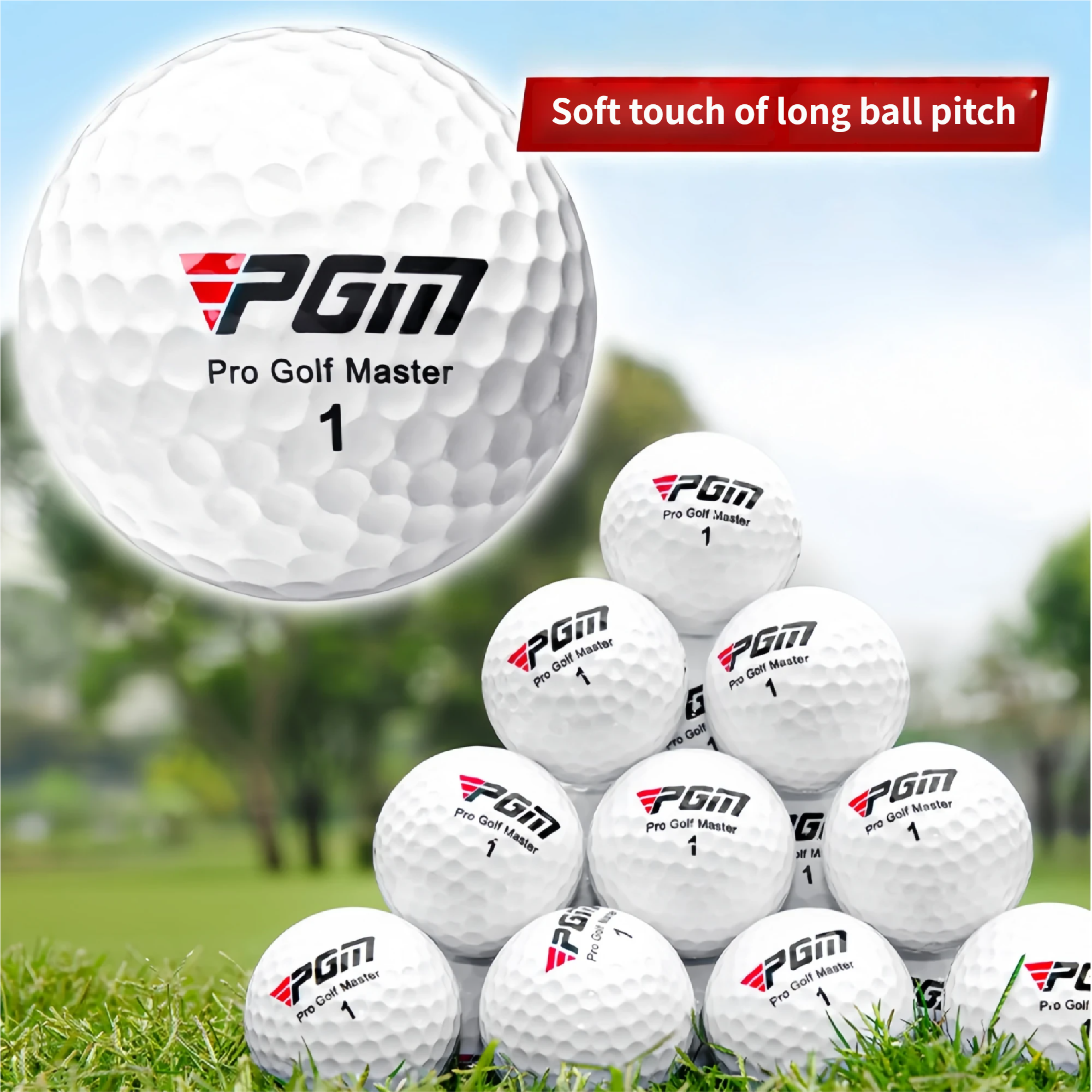 Golf Ball Premium - PGM Official 3-Layer Premium Golf Balls