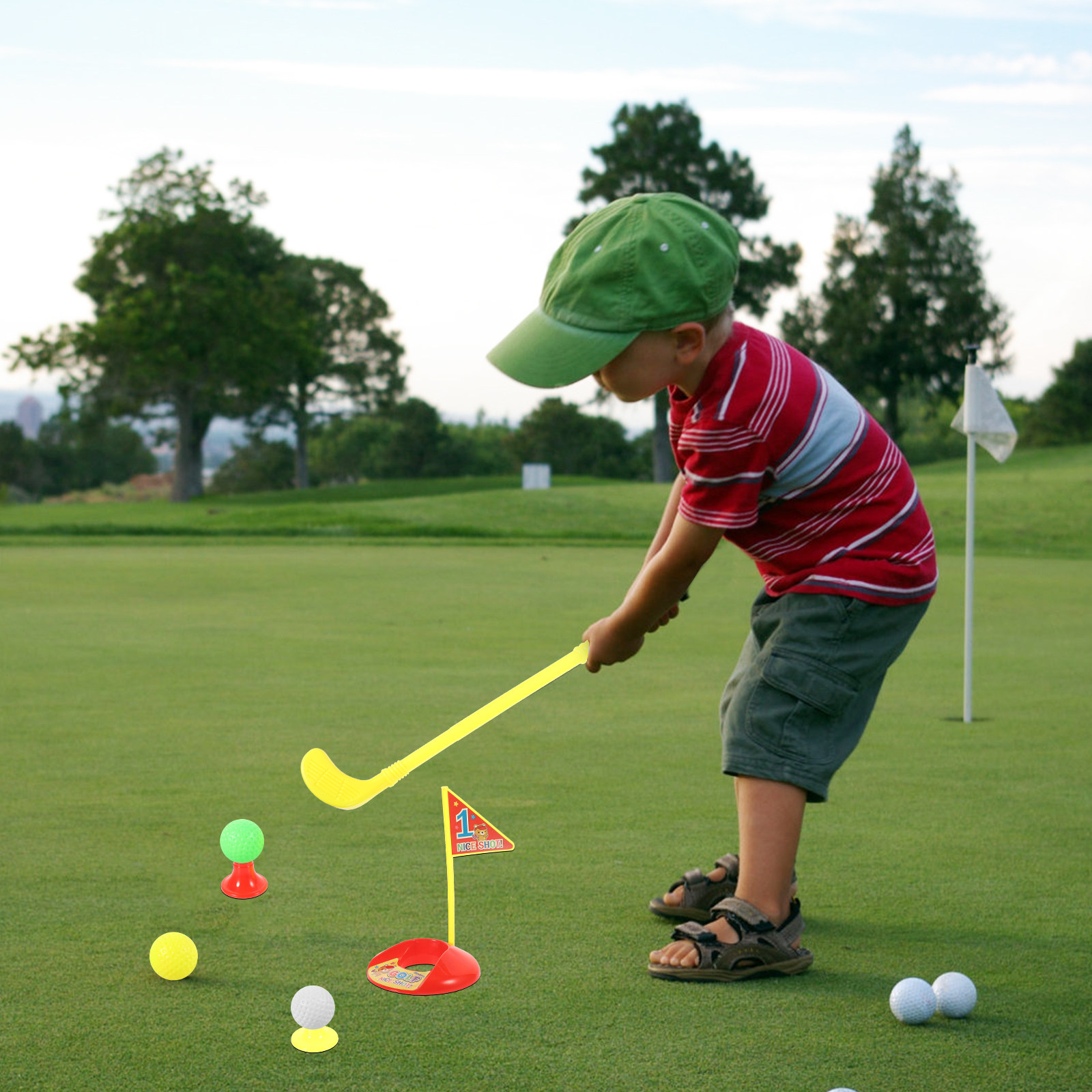 1Set Educational Kids Golf Spo – обзор и цена Golf Equipment For Kids
