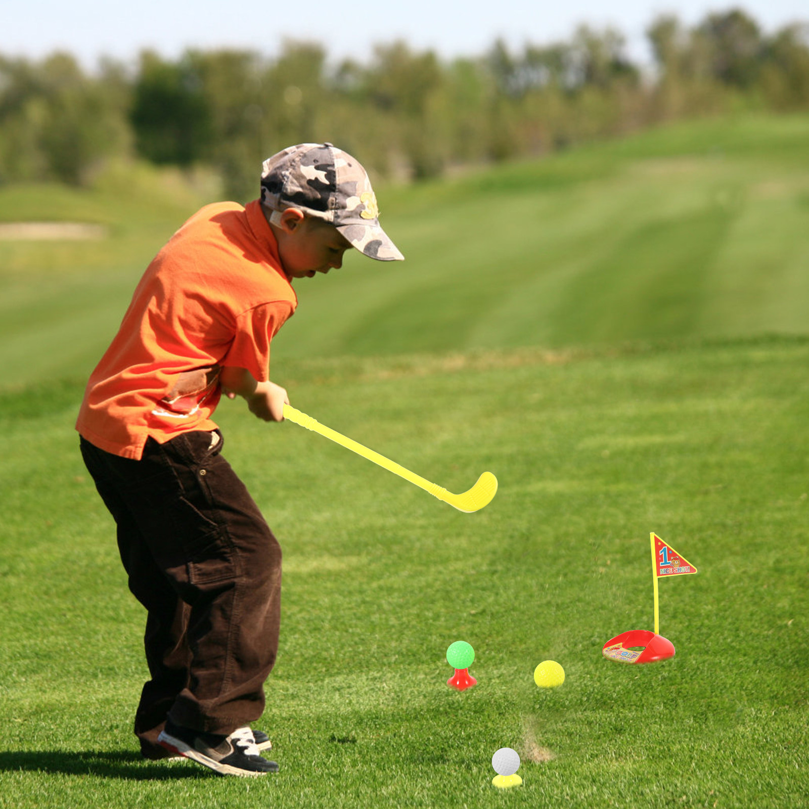 1Set Educational Kids Golf Spo – обзор и цена Golf Equipment For Kids