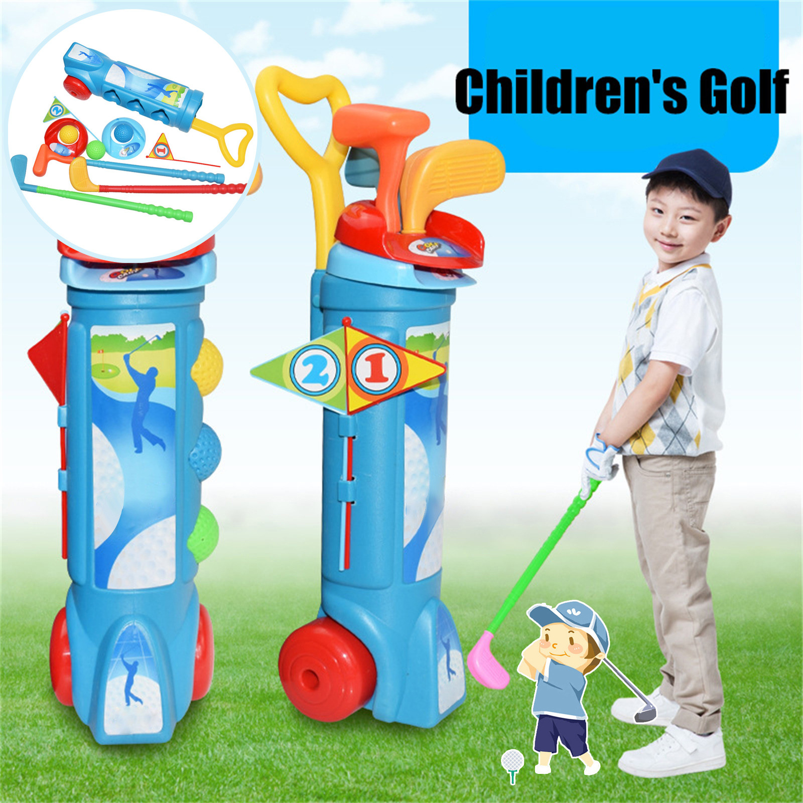 New Toddler Golf Set, Kids Gol – обзор и цена Golf Equipment For Kids