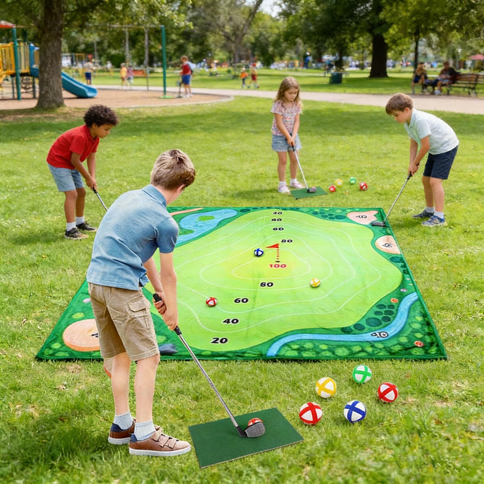 Golf Practice Mat Exercise Pra – обзор и цена Golf Equipment For Kids