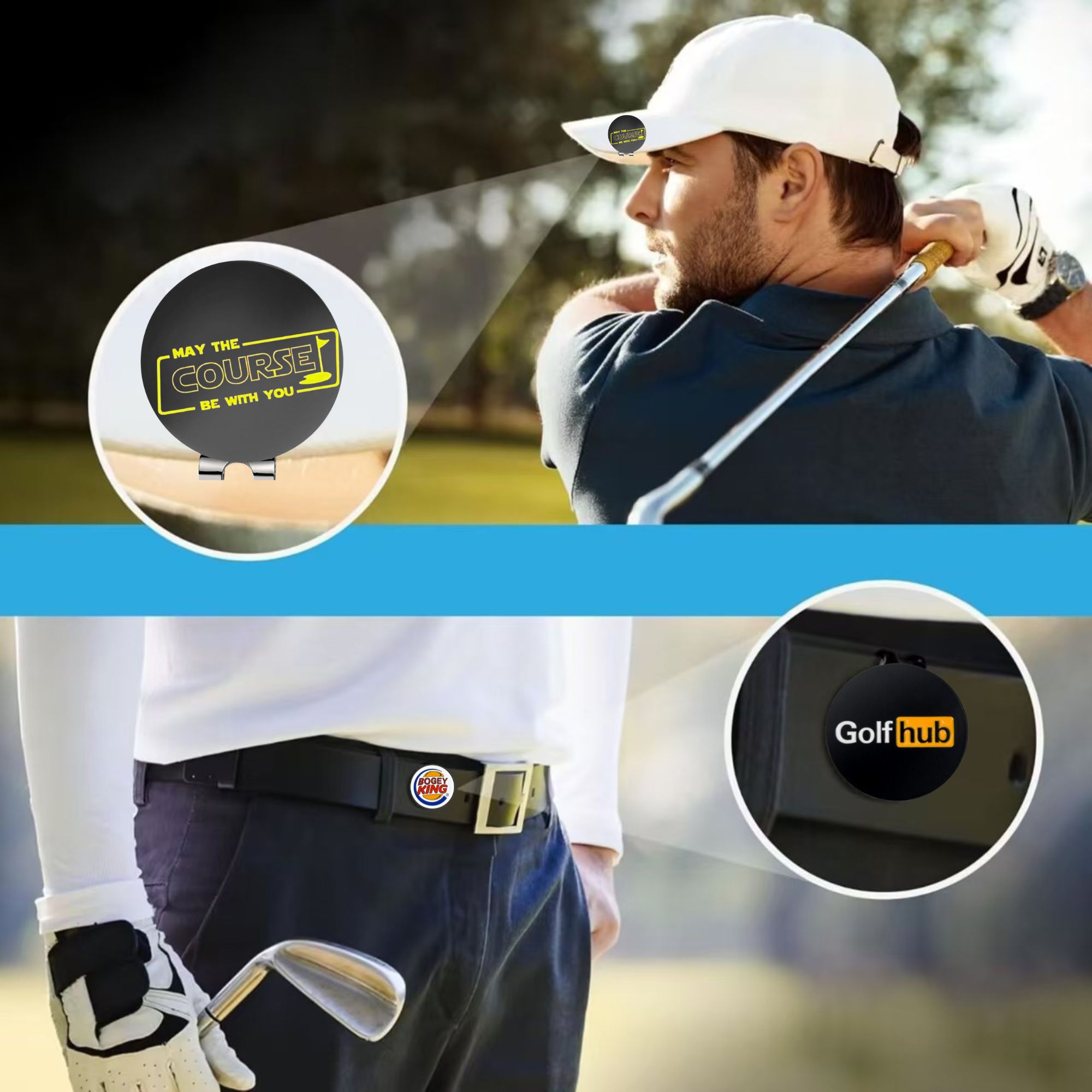 3 Pcs Funny Golf Ball Markers  – обзор и цена Golf Ball Premium